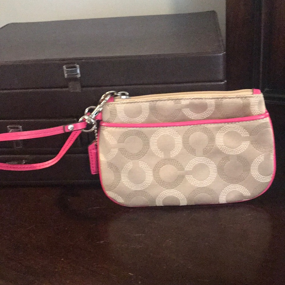 Coach mini wristlet